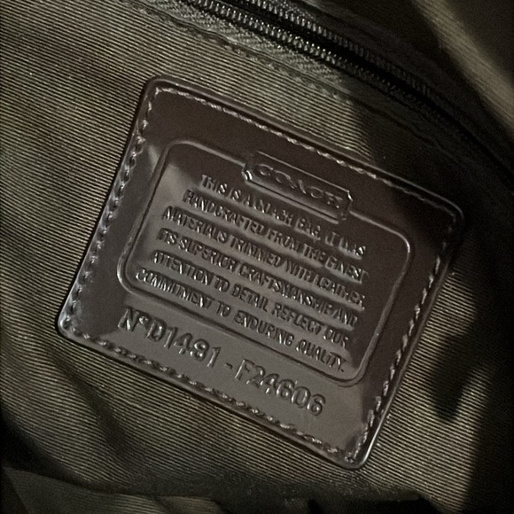 Authentic Coach Purse - Picture 6 of 7